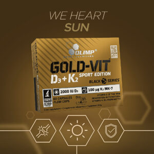 Olimp Sport Gold Vit D3 & K2 Liquid - 60 Capsules