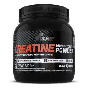 Olimp Sport Creatine Monohydrate-Powder 550g - Front of Tub