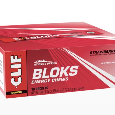 CLIF BLOKS Energy Chews Strawberry Flavour 18 Pack