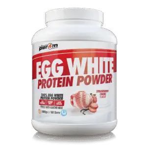Per4m Egg White Protein 1.8KG White Strawberry Creme Flavour