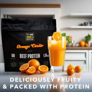 Time 4 Nutrition beef-protein-isolate-powder-orange cooler -flavour