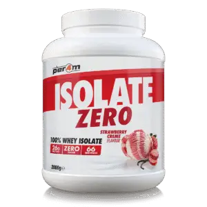 Per4m Isolate Zero 2000G Strawberry Creme front of tub