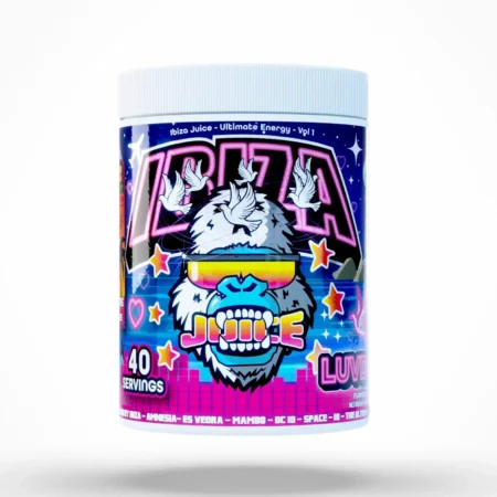Gorillalpha Ibiza Juice Pre Workout LUVED UP Flavour 40 Servings