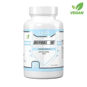 tbJP Berberine Capsules front of tub