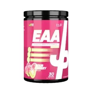 tbJP EAA 300g cherry flavour front of tub