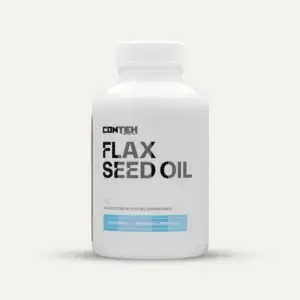 Conteh Flax Seed Oil Front of Tub